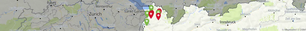 Map view for Pharmacies emergency services nearby Bizau (Bregenz, Vorarlberg)